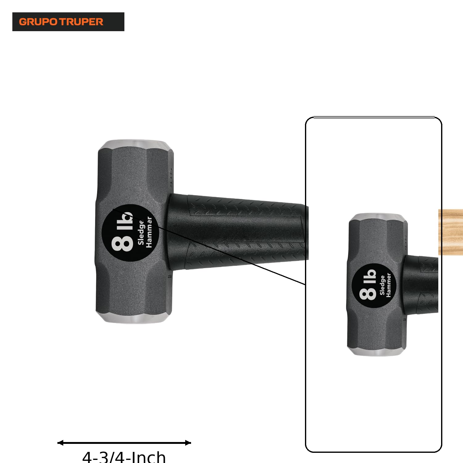 Amazon.com : Truper 8 lb Sledge Hammer, 16-Inch American Hickory